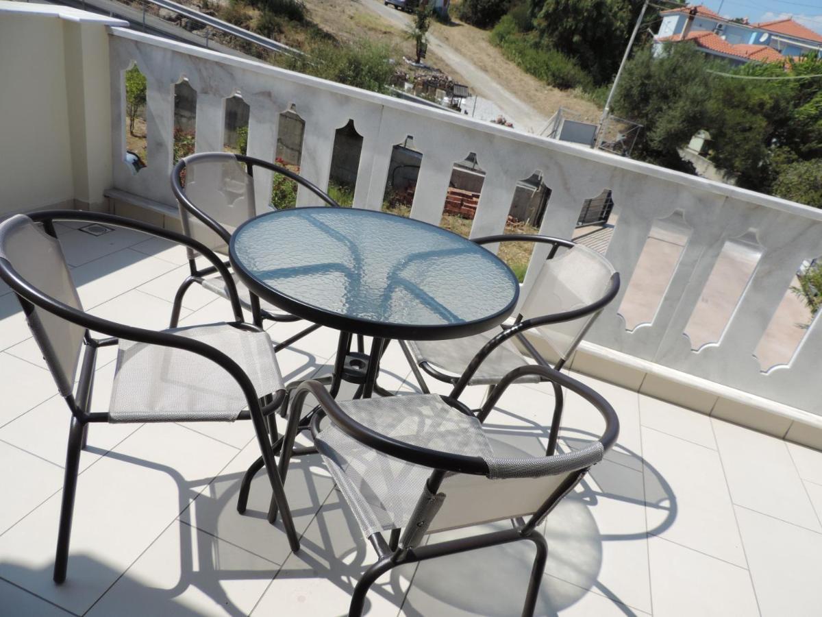 Fotis Apartments Skala Neon Kydonion Bagian luar foto
