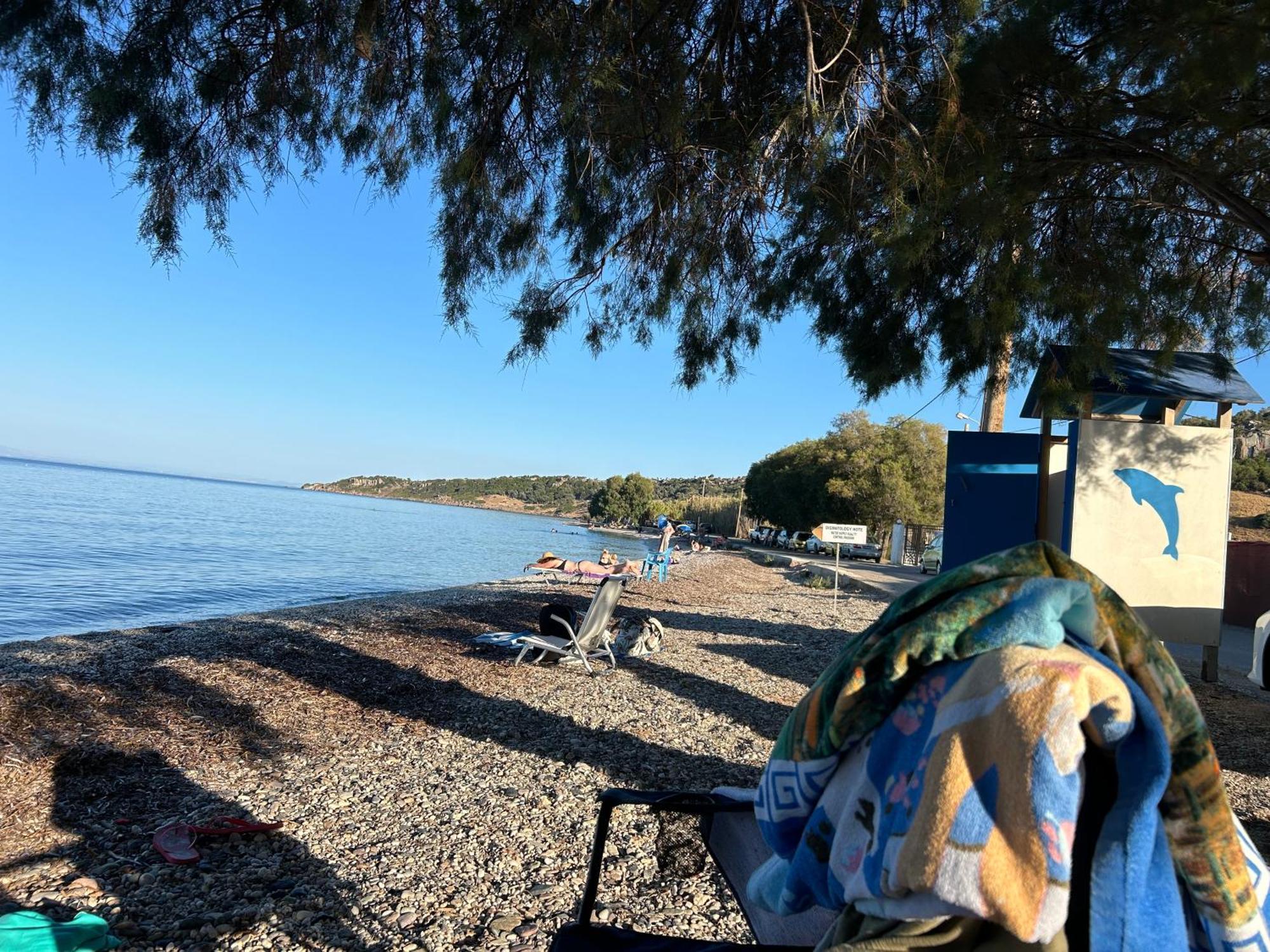 Fotis Apartments Skala Neon Kydonion Bagian luar foto