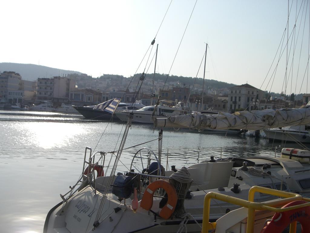 Fotis Apartments Skala Neon Kydonion Bagian luar foto